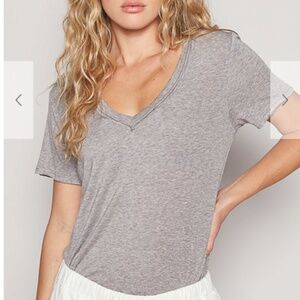 NWT POL v neck gray t-shirt